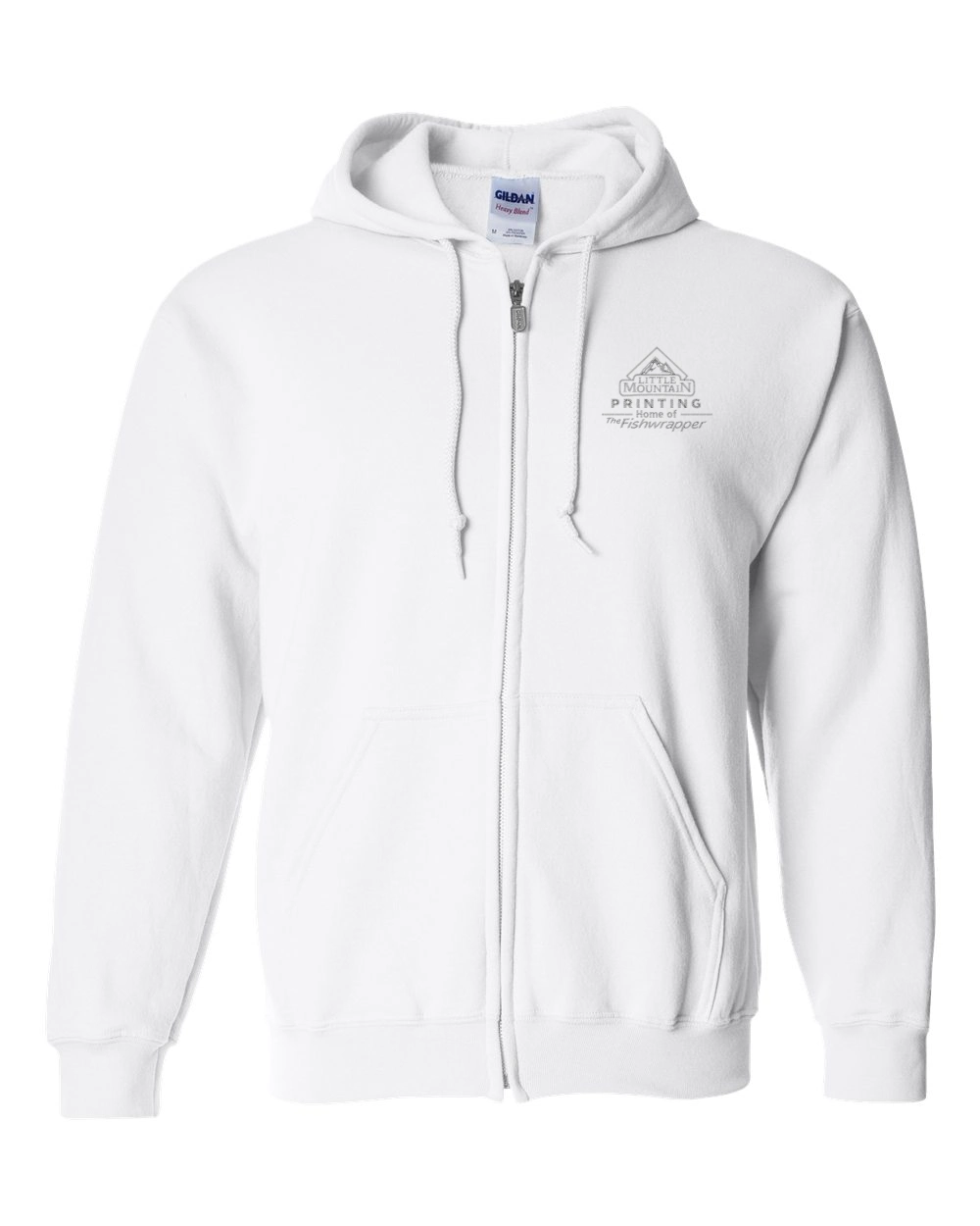 Variant Image for 18600 - Gildan Heavy Blend™ Full-Zip Hooded Sweatshirt - LMP - 1 Color - Two Tone - Website Little Mountain Printing