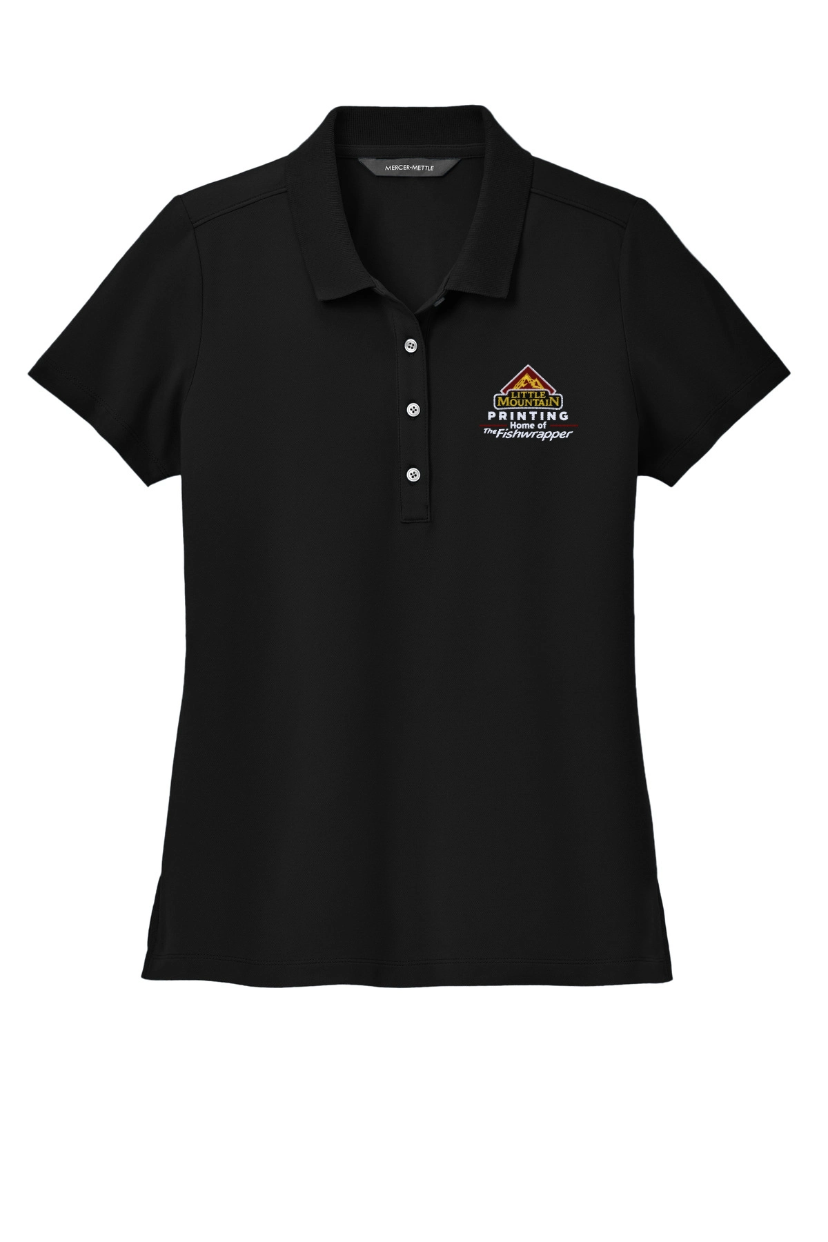 Variant Image for MM1005 - Mercer+Mettle® Women’s Stretch Pique Polo - LMP - 3 Color - Maroon,White,Gold - Website Little Mountain Printing