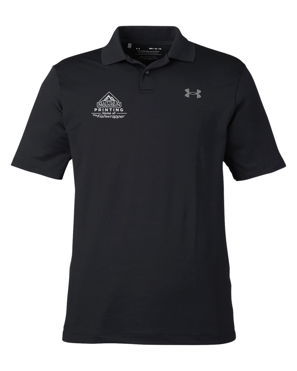 Variant Image for 1377374 - Under Armour Performance 3.0 Golf Polo - LMP - 1 Color - White - Website Little Mountain Printing