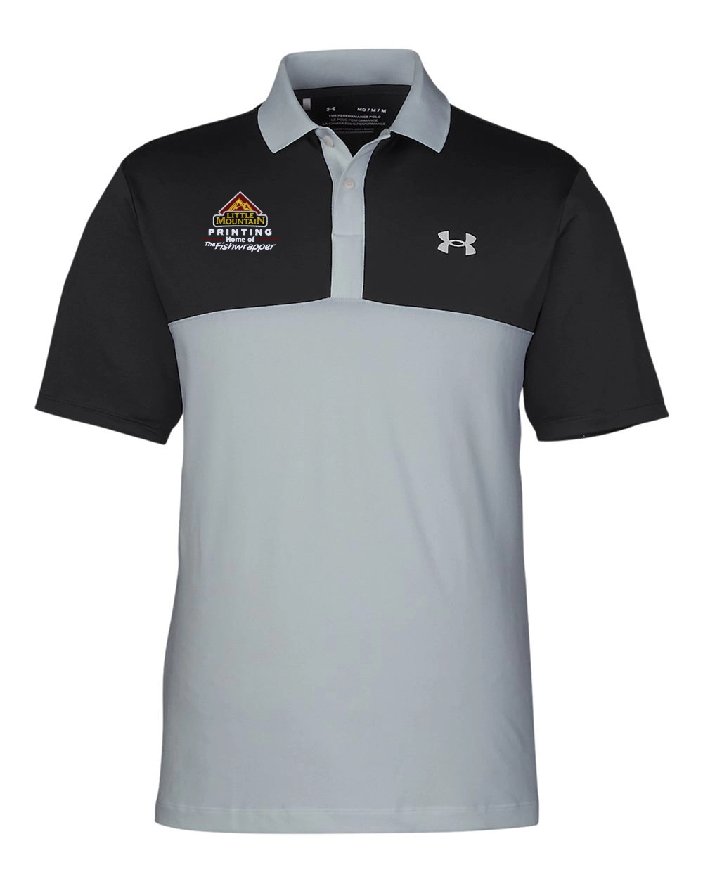 Variant Image for 1377375 - Under Armour Performance 3.0 Colorblock Polo - LMP - 3 Color - Maroon,White,Gold - Website Little Mountain Printing