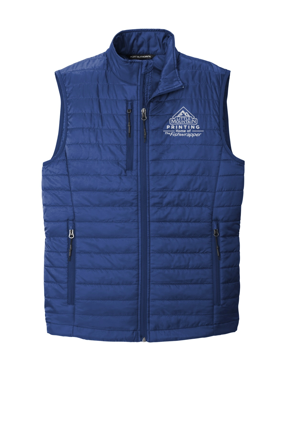 Variant Image for J851 - Port Authority® Packable Puffy Vest - LMP - 1 Color - White - Website Little Mountain Printing