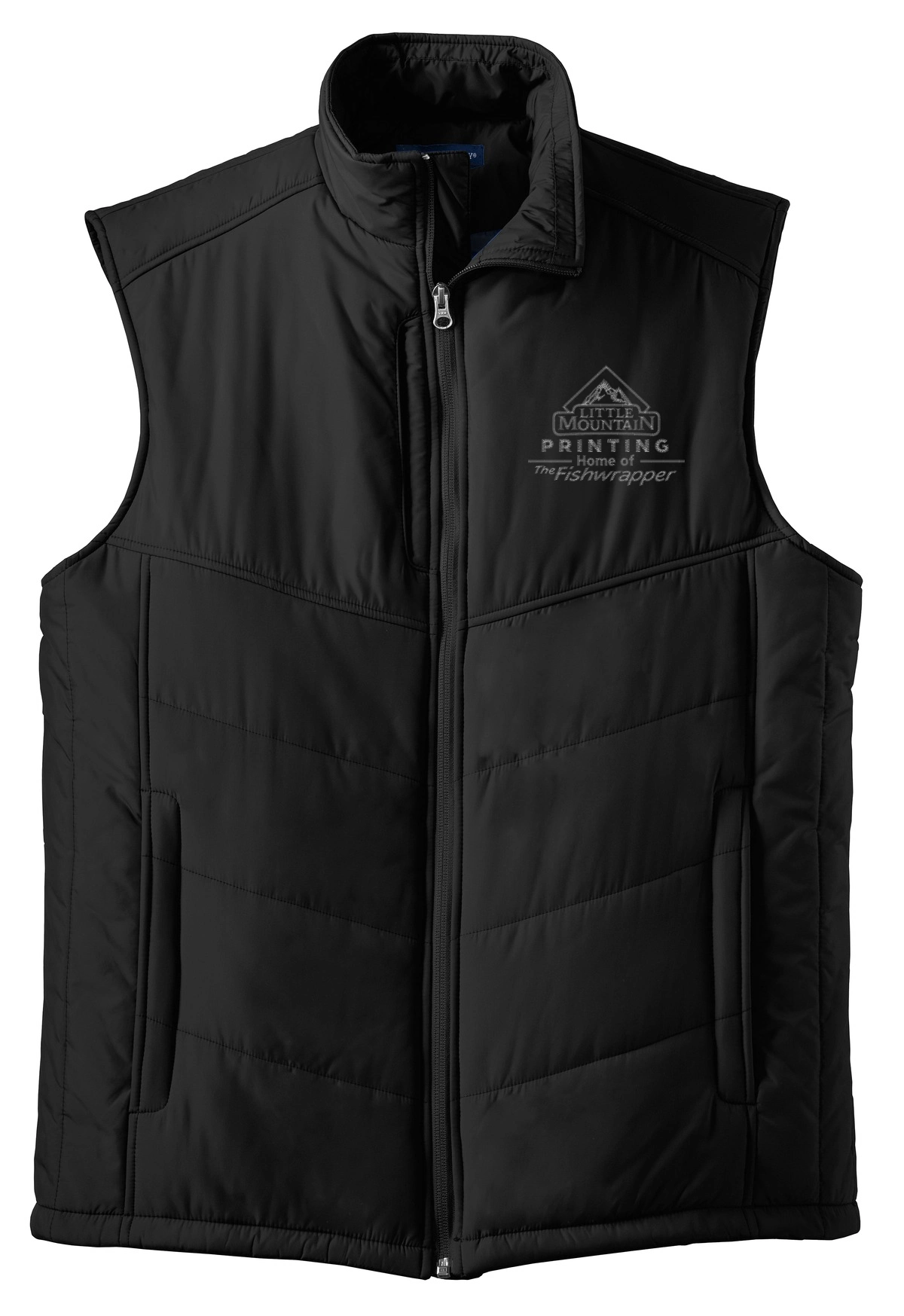 Variant Image for J709 - Port Authority® Puffy Vest - LMP - 1 Color - Two Tone - Website Little Mountain Printing