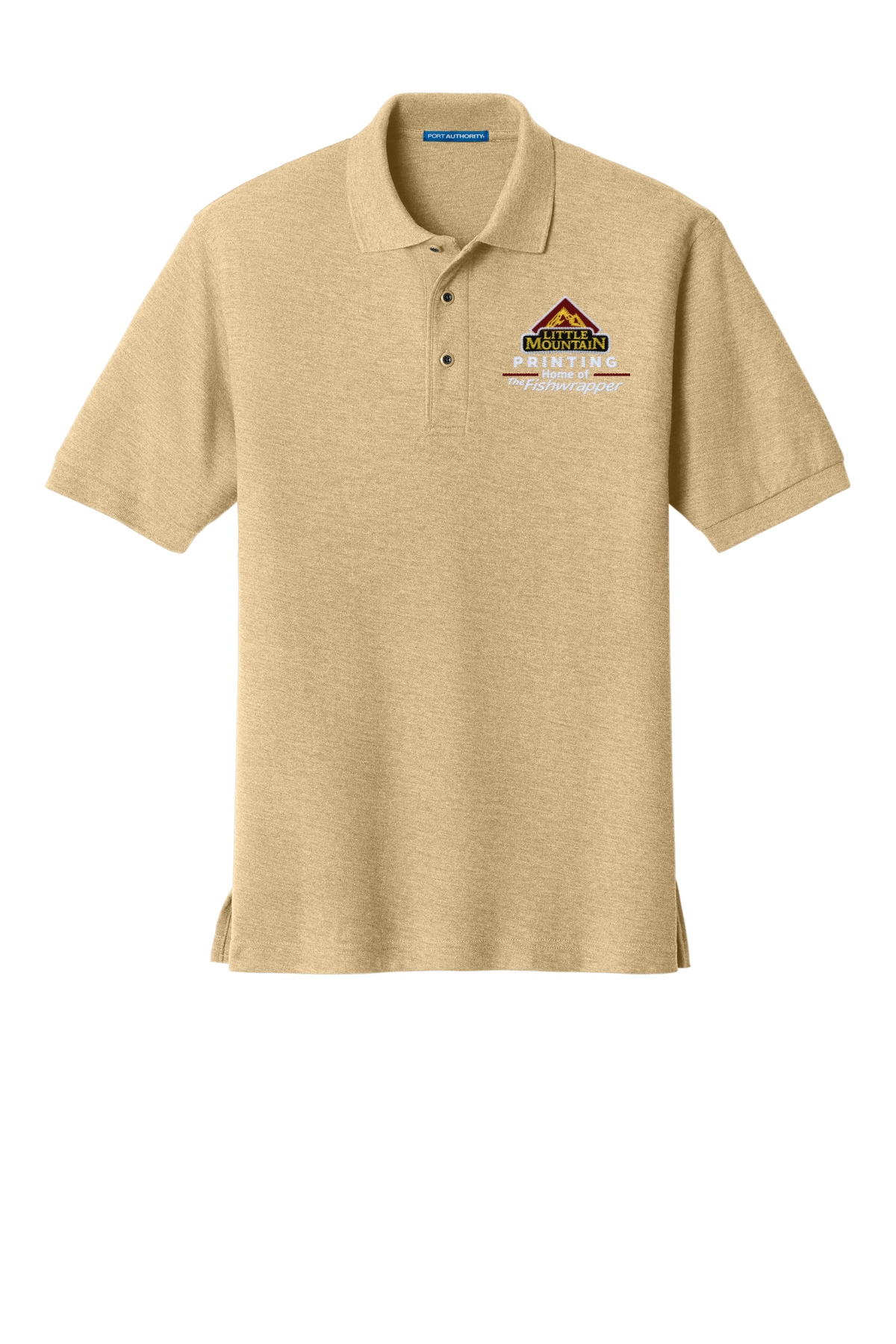Variant Image for TLK500 - Port Authority® Tall Silk Touch™ Polo - LMP - 3 Color - Maroon,White,Gold - Website Little Mountain Printing