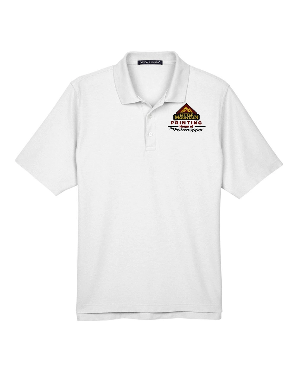 Variant Image for DG150 - Devon & Jones Men's DRYTEC20™ Performance Polo - LMP - 3 Color - Maroon,Black,Gold - Website Little Mountain Printing