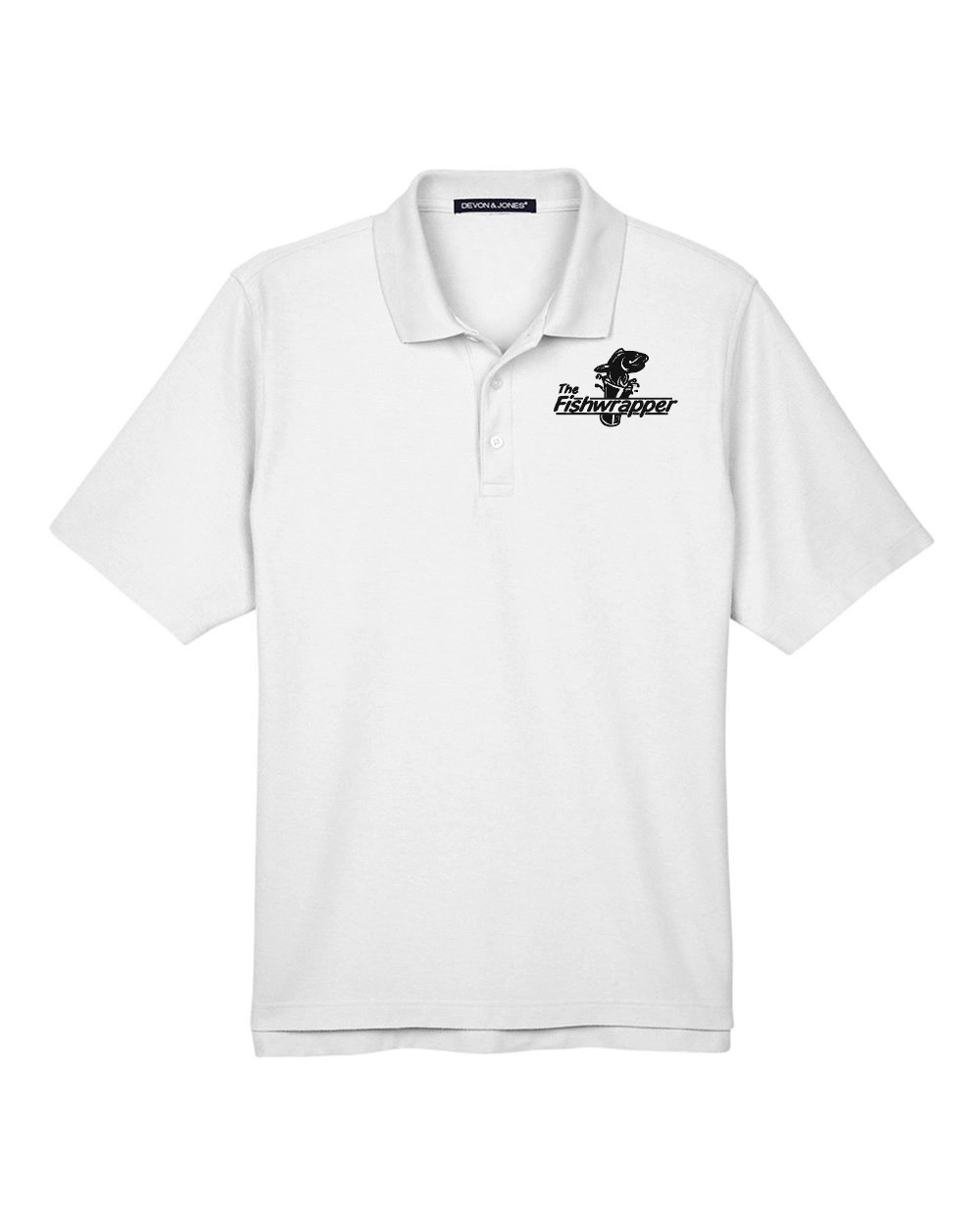 Variant Image for DG150 - Devon & Jones Men's DRYTEC20™ Performance Polo - FW - 1 Color Black - Website Little Mountain Printing