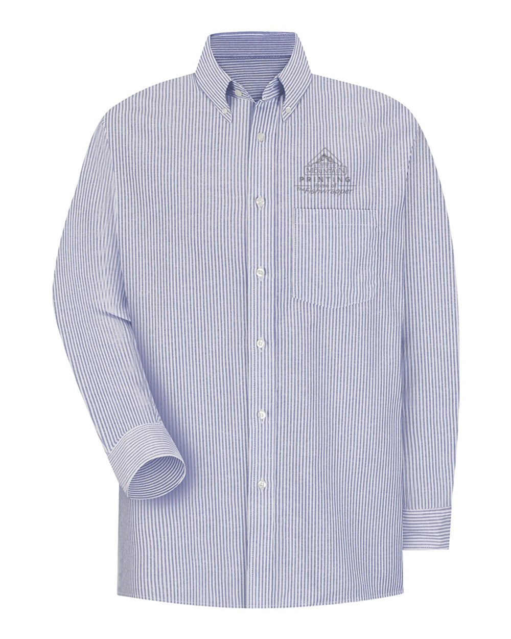 Variant Image for SR70 - Red Kap Executive Oxford Dress Shirt - LMP - 1 Color - Tone on Tone - Website Little Mountain Printing