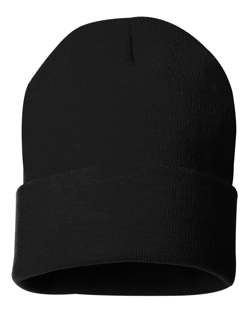 SP12 - Sportsman - 12" Solid Cuffed Beanie 